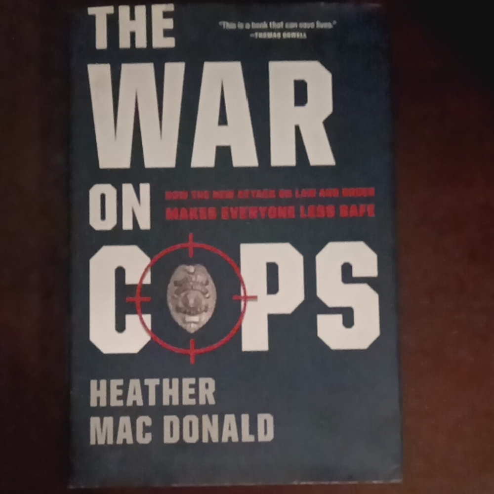 The War on Cops by Heather Mac Donald - Navy Blue Cover